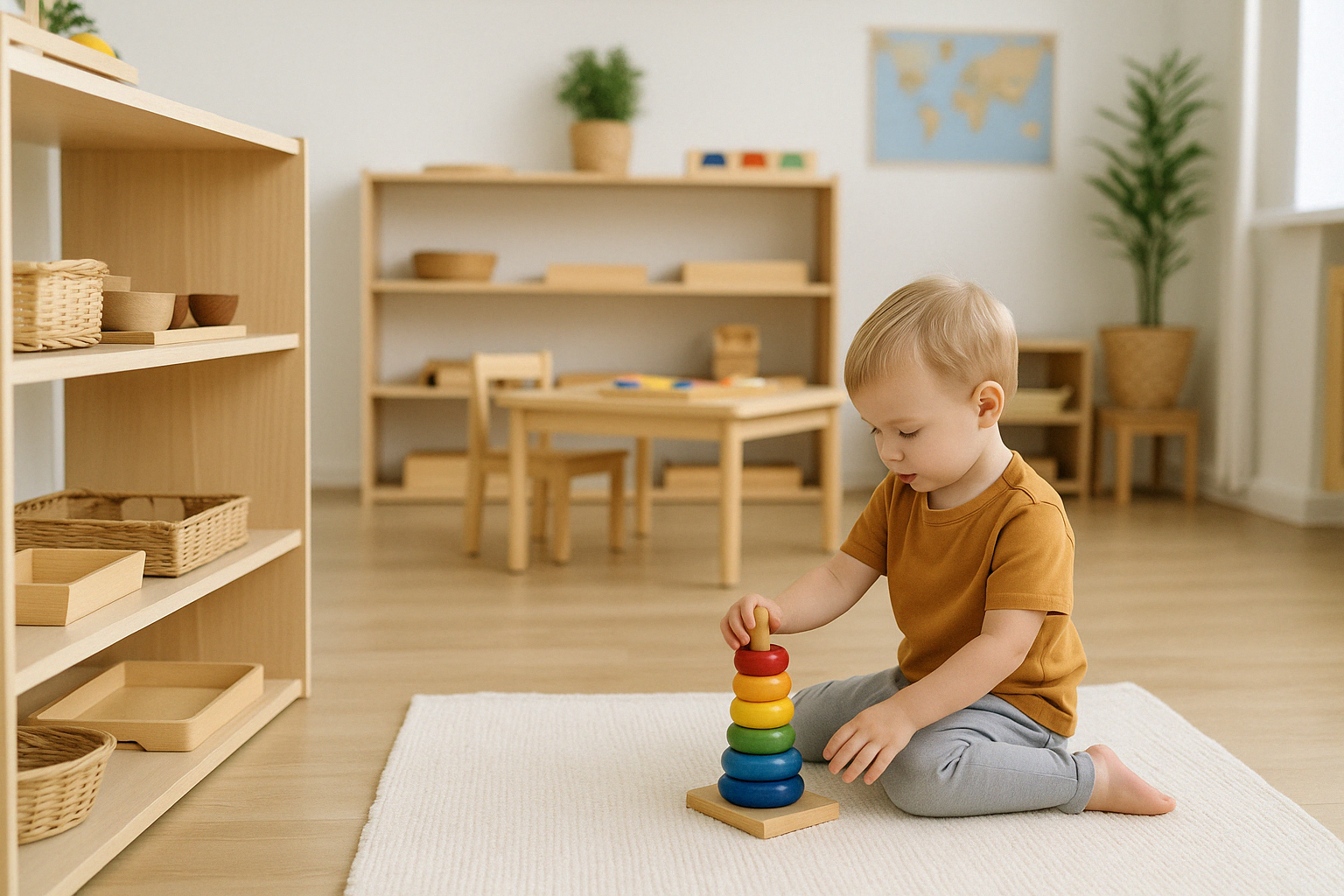 Ambiente Montessori preparado